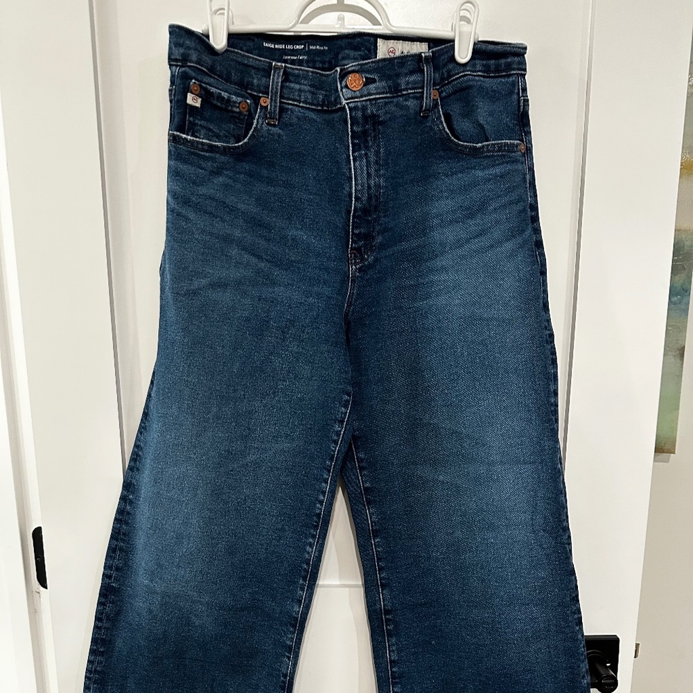 Agolde Saige Wide Leg Crop